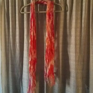 Pink and Orange Scarf